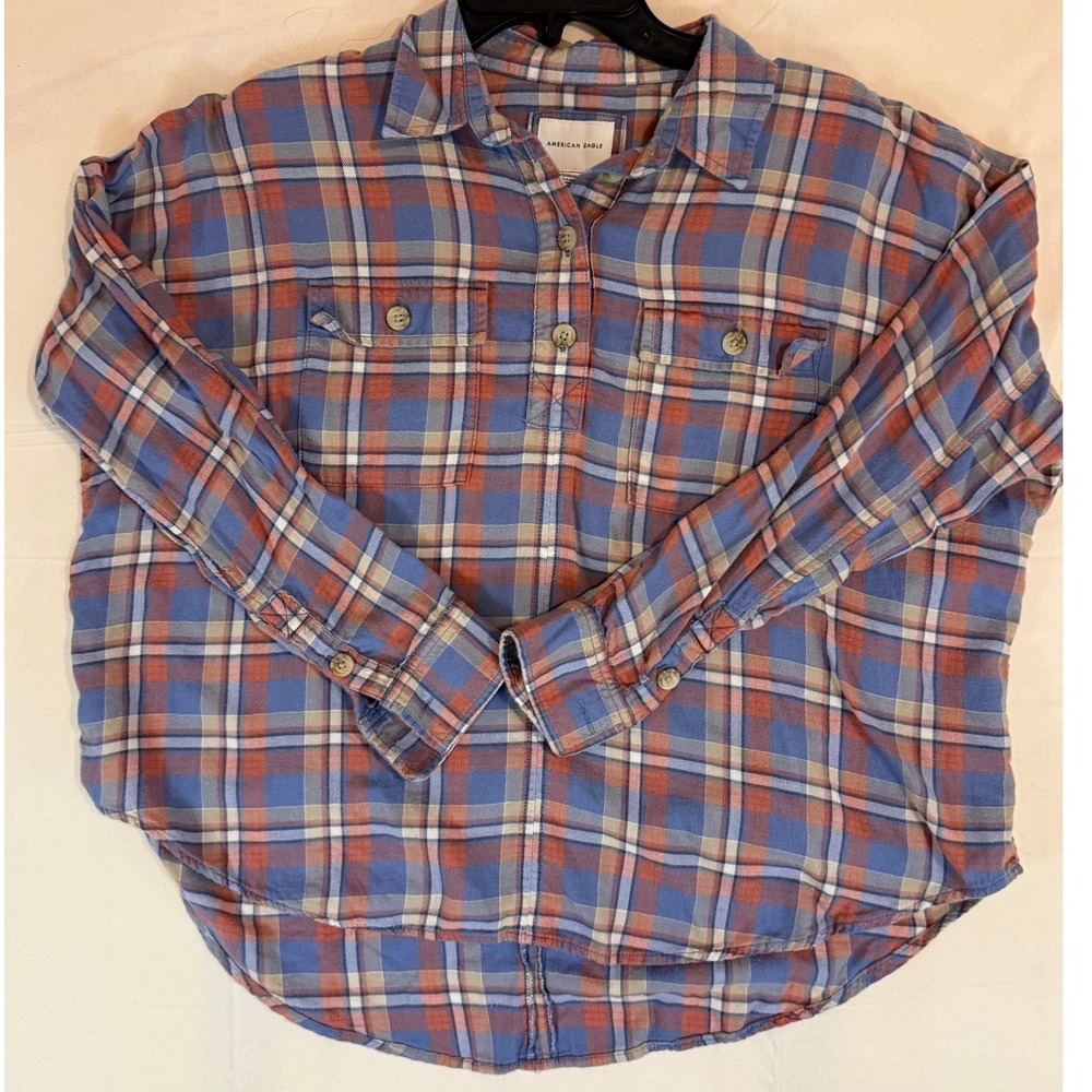 American Eagle Women XS Plaid Flannel